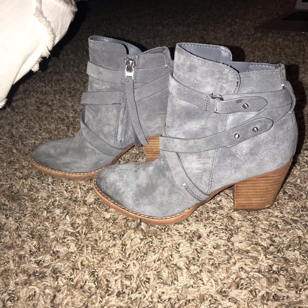 Grey Sam Edelman booties